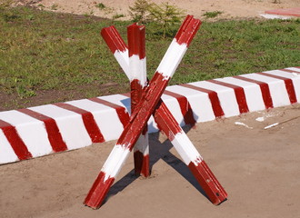 Заграждение из рельсов. Ёж © pavelmoscow