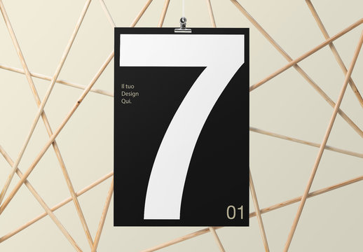 Modelli di strutture contemporanee di legno per poster