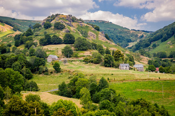 Obraz premium Paysage du Cantal