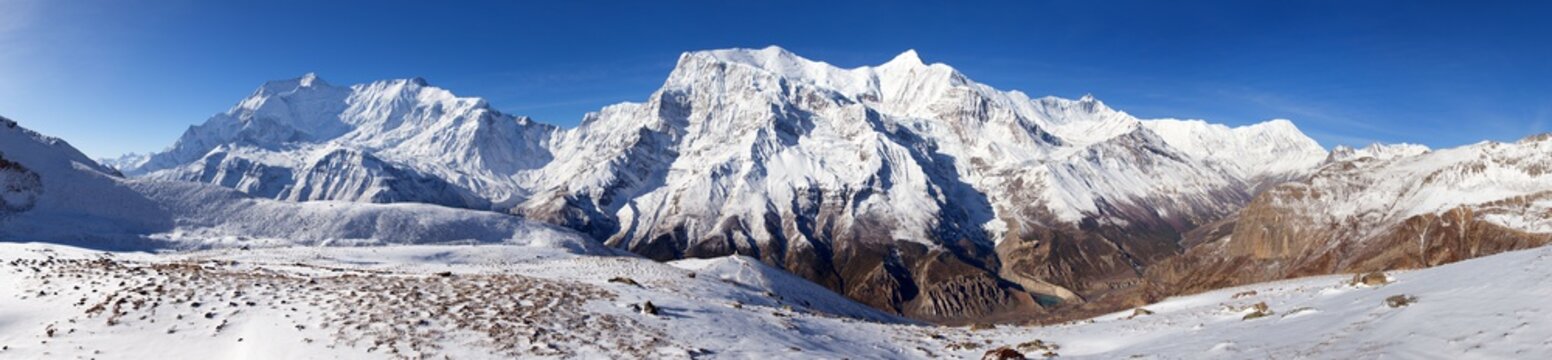 Panoramic view of Annapurna Himal