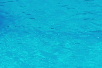 Blue Tones Water Waves Surface as Background