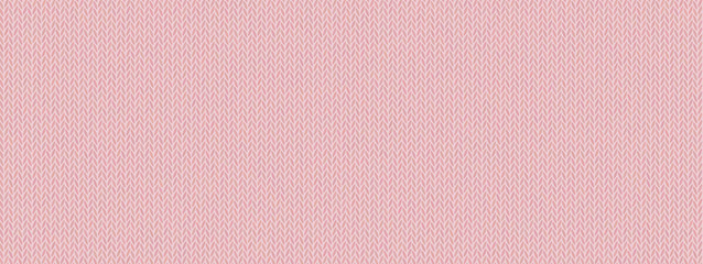 Pale pink knitted texture, wool melange yarn. Delicate pallid shade of Mellow Rose. Vector seamless background. Modern, fashionable color. Perfect place for text. Woolen cloth, handmade.