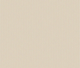 Knitted texture, wool melange yarn. Stylish and sophisticated shade of Tofu.  Beige tint in vector seamless background. Modern, fashionable color. Perfect place for text. Woolen cloth, handmade.