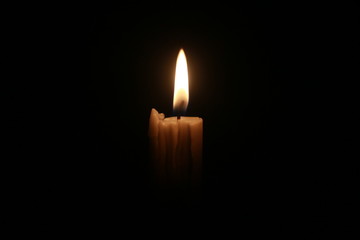 candle in the dark