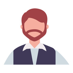 businessman character portrait isolated image