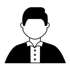 businessman character portrait isolated image