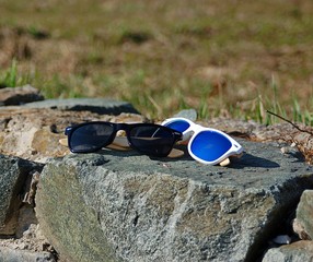 sunglasses on the beach