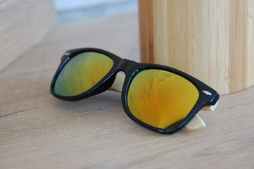 sunglasses on the beach