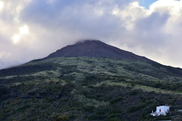 vulcano Stromboli,Aeolian island near Italy
