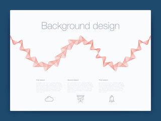 Futuristic user interface. UI Technology background vector