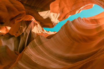View of Antelope Canyon and Sky