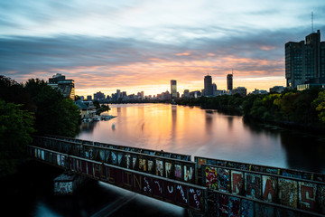 Fototapeta premium Boston - The Charles River