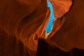 View of Antelope Canyon and Sky