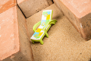 The beach beneath the pavement
