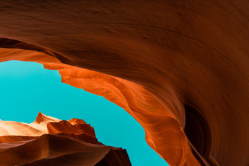 View of Antelope Canyon and Sky