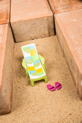 The beach beneath the pavement