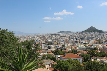 Fototapeta na wymiar panoramic view of athens