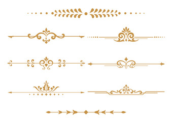 Vintage Set. Floral elements for design monograms, invitations, frames, menus and labels. Graphic design of the website, cafes, boutiques, hotels, wedding invitations.