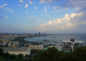 Baku Afternoon City View