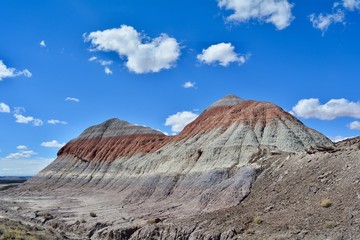 Badlands at Petrified Forest National Park Arizona