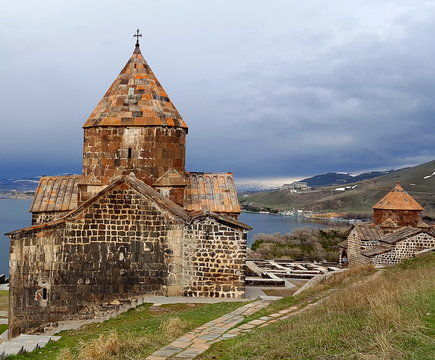 The ancient Sevanavank monastery, Sevan, Armenia