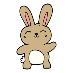 cartoon doodle cute bunny