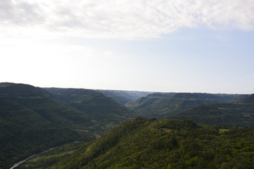 Vista das montanhas