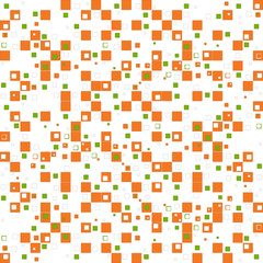Abstract Orange Geometric Background - Illustration