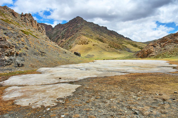 Yolyn Am  -  gorge in the Gurvan Saikhan Mountains of southern Mongolia.   © robnaw