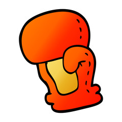 cartoon doodle boxing glove