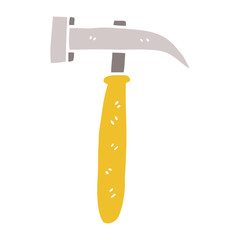 cartoon doodle hammer