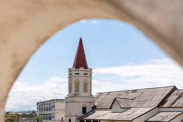 Anglican Church steeple Cape Coast Ghana
