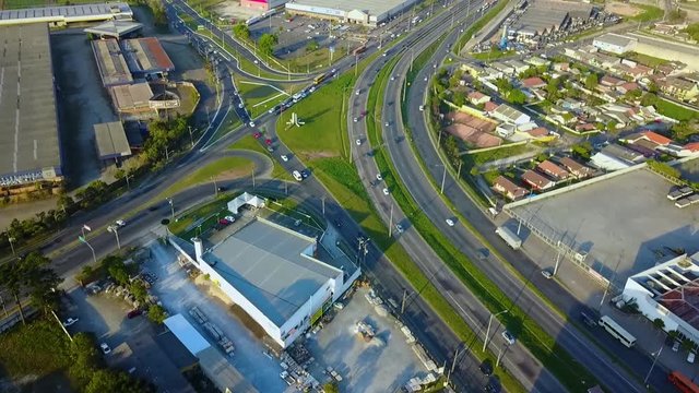 TREVO DO ATUBA DRONE CURITIBA PARAN&Aacute; BRASIL