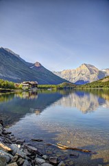 lake in the mountains