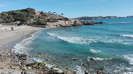 Bucht Platjade la Romana in Paguera