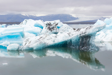 Fototapeta na wymiar Iceland Icebergs