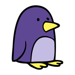 cartoon doodle small penguin