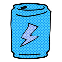 cartoon doodle of a can