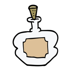 Fototapeta premium cartoon doodle perfume bottle