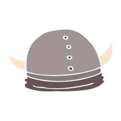 cartoon doodle viking helmet