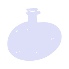 cartoon doodle of a glass bottle