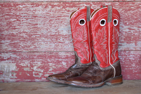 Imagens de Red Cowboy Boots – Explore Fotografias do Stock