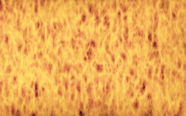 Abstract Fire Background with Flames. Wall of Fire. Glare on the water. 3D illustration