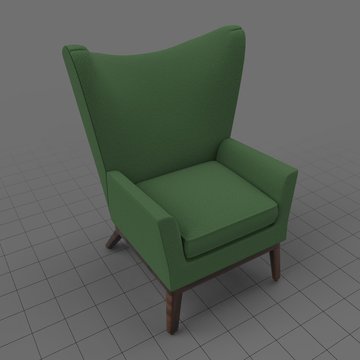Modern wing chair 4
