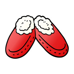cartoon doodle comfy slippers