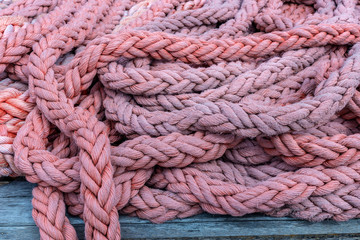 A photo of a ship's rope for use as a background