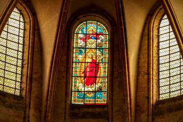 stained glass window