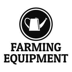 Garden tool logo. Simple illustration of garden tool vector logo for web design isolated on white background