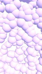 3d rendering picture of pink balls. Abstract wallpaper and background. 3D illustration