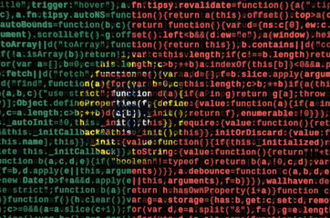 Portugal flag  is depicted on the screen with the program code. The concept of modern technology...